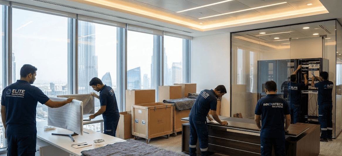 نقل وتجهيز مكاتب شركات 1