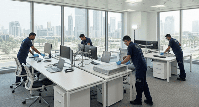 نقل وتجهيز مكاتب شركات 3