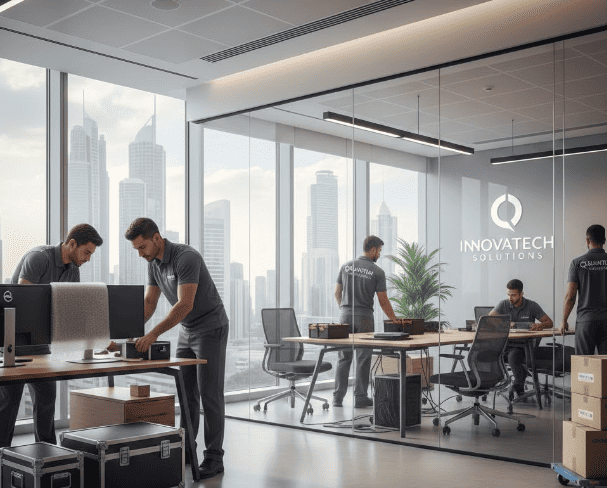 نقل وتجهيز مكاتب شركات 4