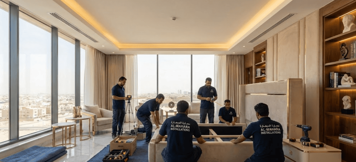 فك وتركيب أثاث مودرن 2